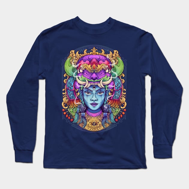 Elda the Warrior Long Sleeve T-Shirt by yudabento